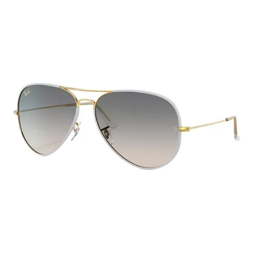 RayBan Metal Aviator Sunglasses Unisex Gold