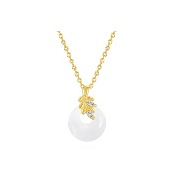 Master Kim Chalcedony S925 Silver Necklace Women's
