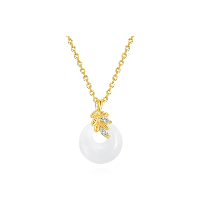 Master Kim Chalcedony S925 Silver Necklace Women's-0