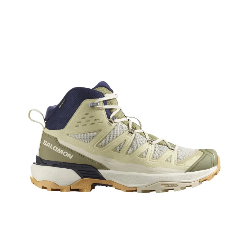SALOMON X ULTRA 360 Waterproof Mid Top Hiking Shoes Men's Green Purple-1