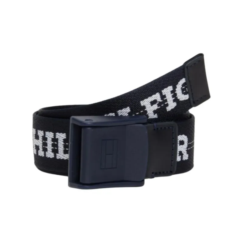 Tommy Hilfiger Recycled Polyester Belt Kids' Space Blue -0