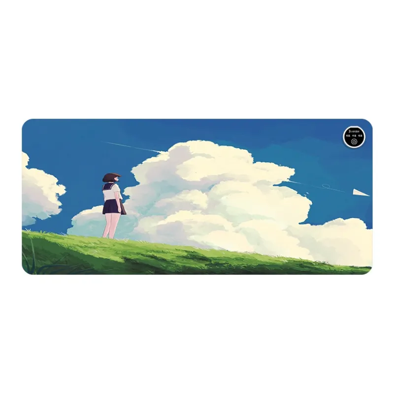 Directions Extra Large Heating Desk Pad LY1221 1230 For Students Dormitory Office Writing Mouse Pads-3