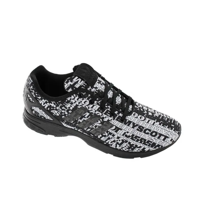 Adidas Jeremy Scott X Zx Flux 'Tech Logo Black'-2