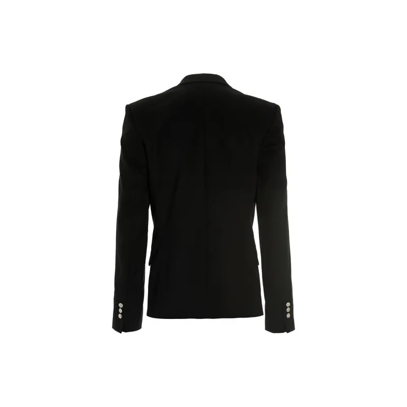 BALMAIN Embossed Button Long Sleeved Jacket-1
