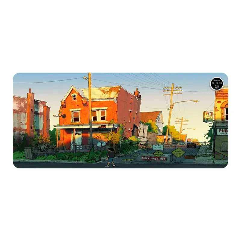 Directions Extra Large Heating Desk Pad LY1221 1230 For Students Dormitory Office Writing Mouse Pads-8