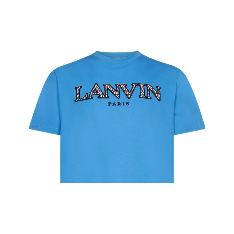 Lanvin T Shirts Men Blue-5