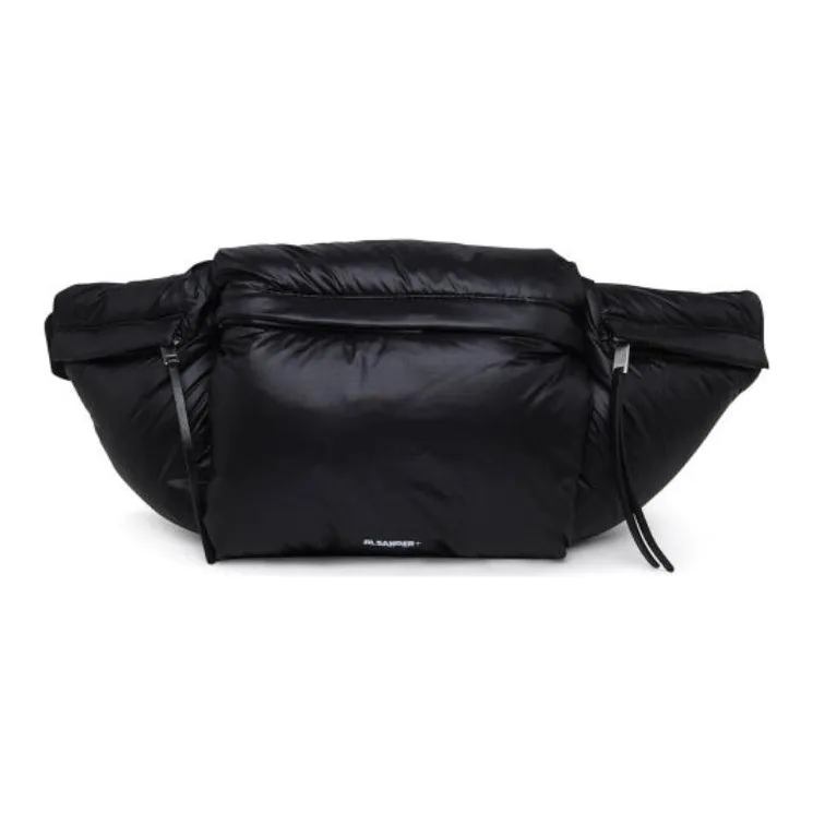 JIL SANDER + Logo Printed Zipped Padded Belt Bag-2