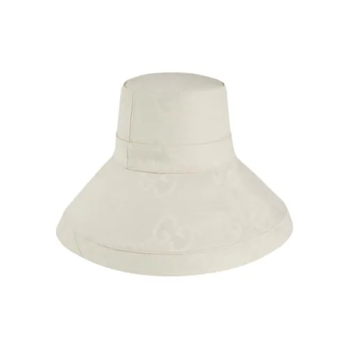 GUCCI Cotton Polyester Hats & Caps Women's White