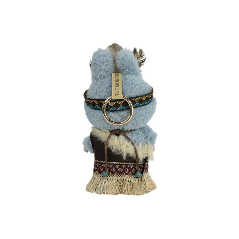 [Modified Doll] POP MART Labubu THE MONSTERS Heartbeat Macaron Collection Tribe Chief, Cute Hang Tag Box 17cm-23