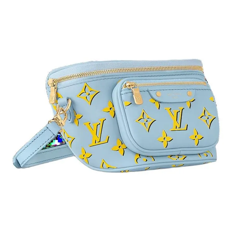 LOUIS VUITTON Mini Bumbag Baby Blue-2