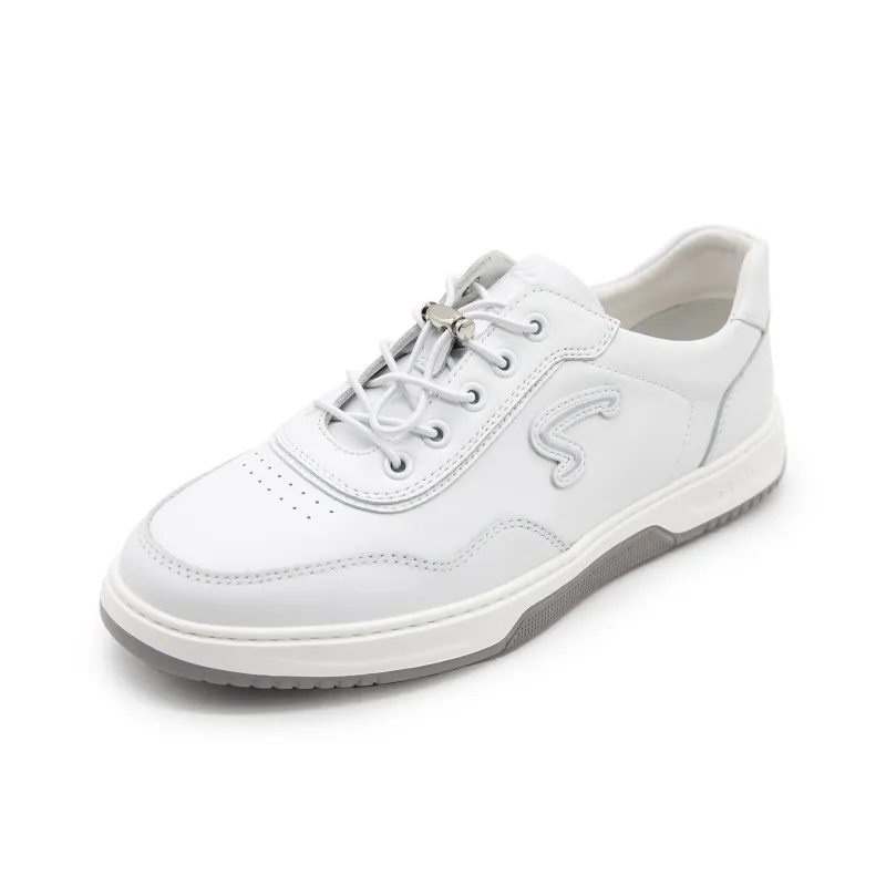 Satchi Low Top Skateboard Shoes Men's White-1