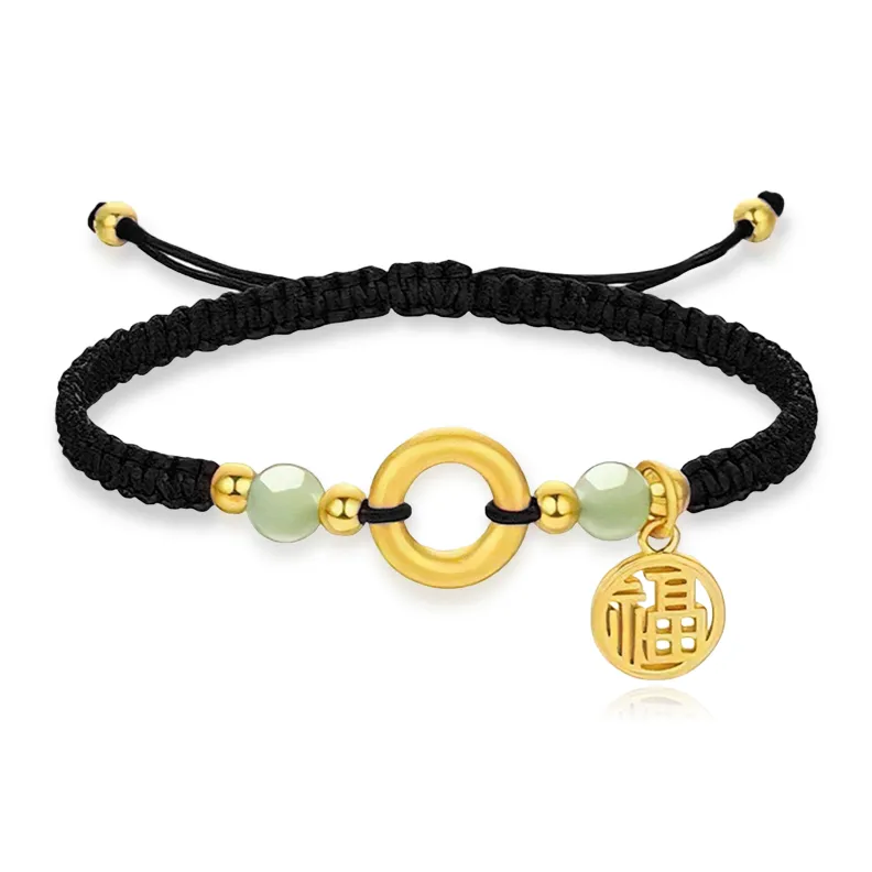 Seven Seven Silver Jewelry Hetian Jade Bracelets Green Jade Unisex-3