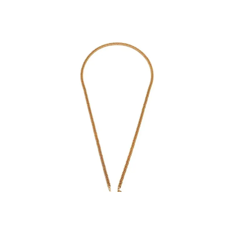 CHANEL 1980s Cc Pendant Necklace-2