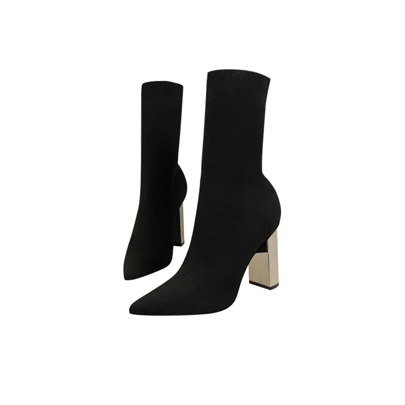 QITUMAUL Ankle Boots 9.5cm Women's-2