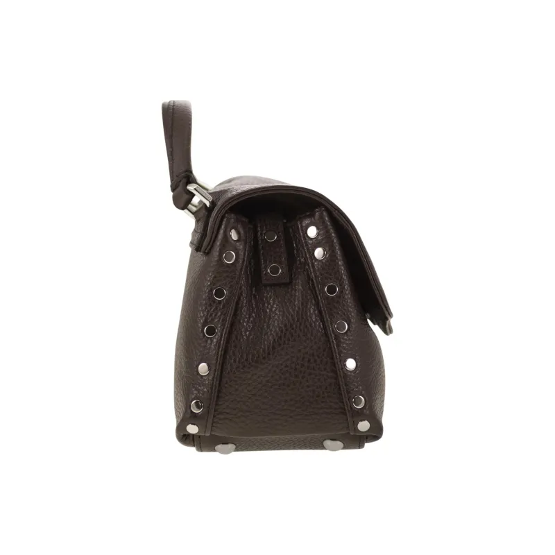 Zanellato Postina Calfskin Handbag Women's Brown-2