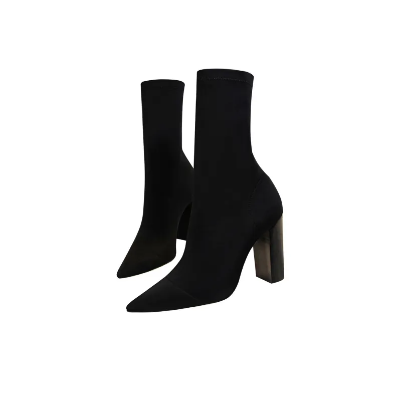 QITUMAUL Ankle Boots 9.5cm Women's-2