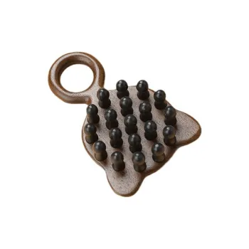 XIBI Head Acupressure Detox Body All Hair Care Fine Teeth Sandalwood Comb Massage Head