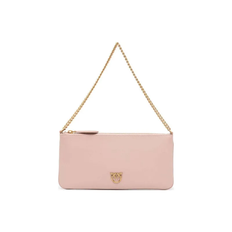 PINKO Goatskin Handbag, Shoulder Bag Women's Pink-0