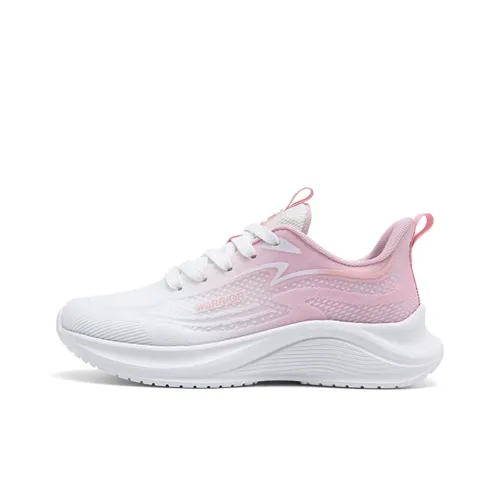 Warrior Slip Resistant, Abrasion Resistant, Lightweight, Rebound Coverage Low Top Long Distance Running Shoes Unisex