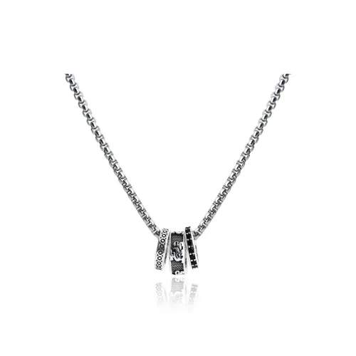FOREVER MELODY 999 Fine Silver Necklaces Men's