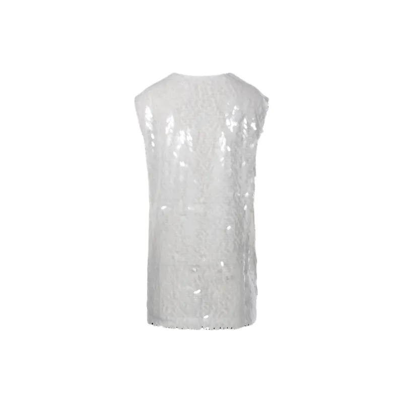 NORMA KAMALI Sleeveless Dress Women's White-1