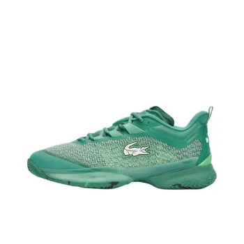 LACOSTE Daniel Medvedev Collaboration Abrasion Resistant Low Top Tennis Shoes Men's Green