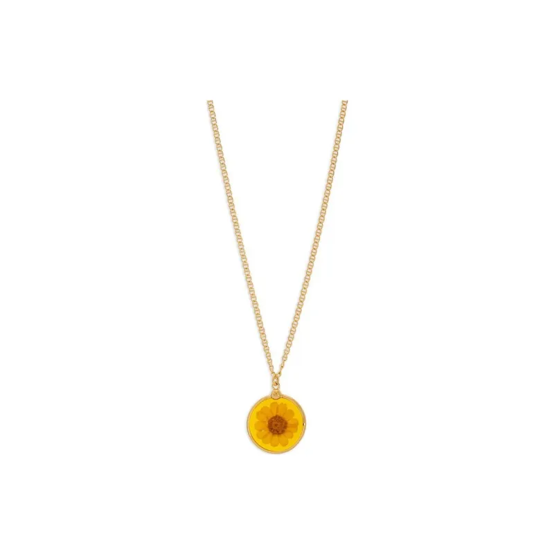 A.P.C Flower Pendant Necklace-0