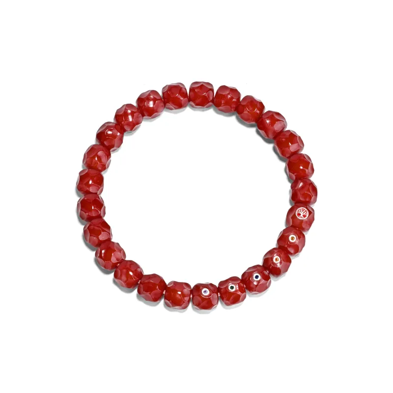 Yulan Wenwan Bodhi Root Red Supply Color Craft No 9*8+Color Diamond Inlay Full Set Model Unisex-0