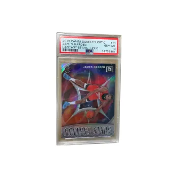 PANINI 2019 2020 Durex Rocket James Harden James Harden Silver Fold Refringer PSA10 Graded Cards 1 Pc