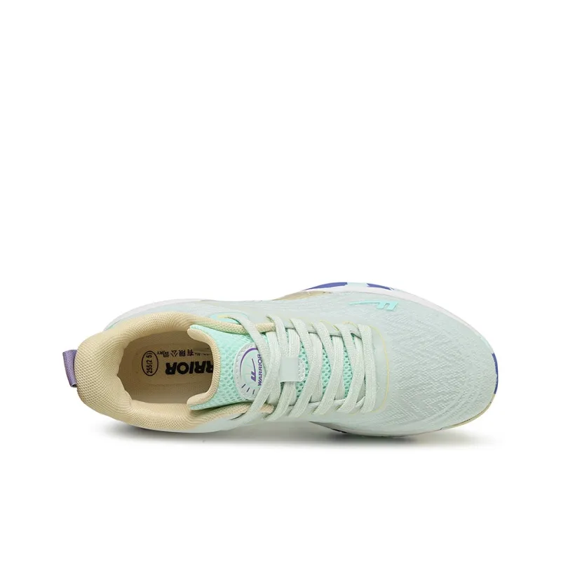 WARRIOR Basketball Shoes Men Low Top Blue-2
