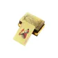 Luxury Gold Rose Back Pattern Three-Piece Set