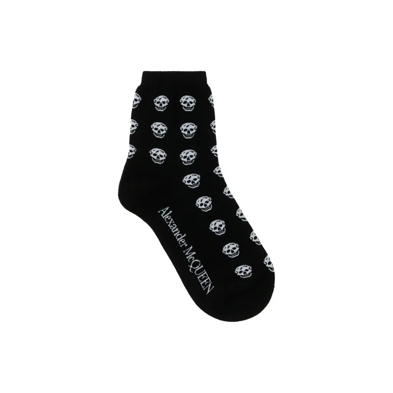 Alexander McQueen Logo Intarsia Crew Socks-2