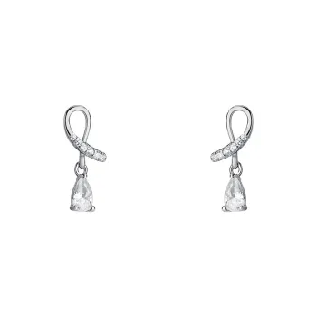 BAIJUAN S925 Silver Stud Earrings Women's