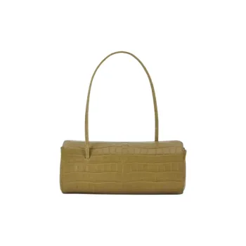 Little Liffner Cow Leather Shoulder Bag Medium Size Women's Green