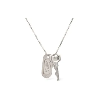 MM6 Maison Margiela Brass Necklaces Men's Silver
