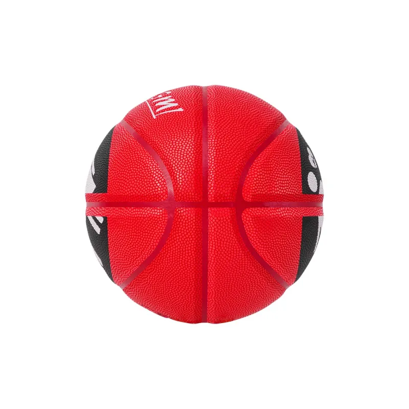 Kuangmi PU Basketball Black Red Size 7 Ball Street Unisex-2