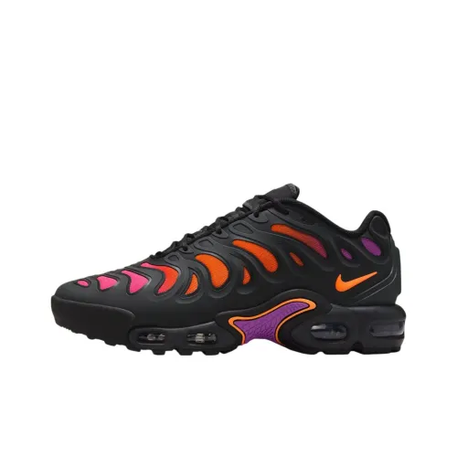Nike Air Max Plus Anti Slip Wear Resistant Low Top Casual Running Shoes Men's Black