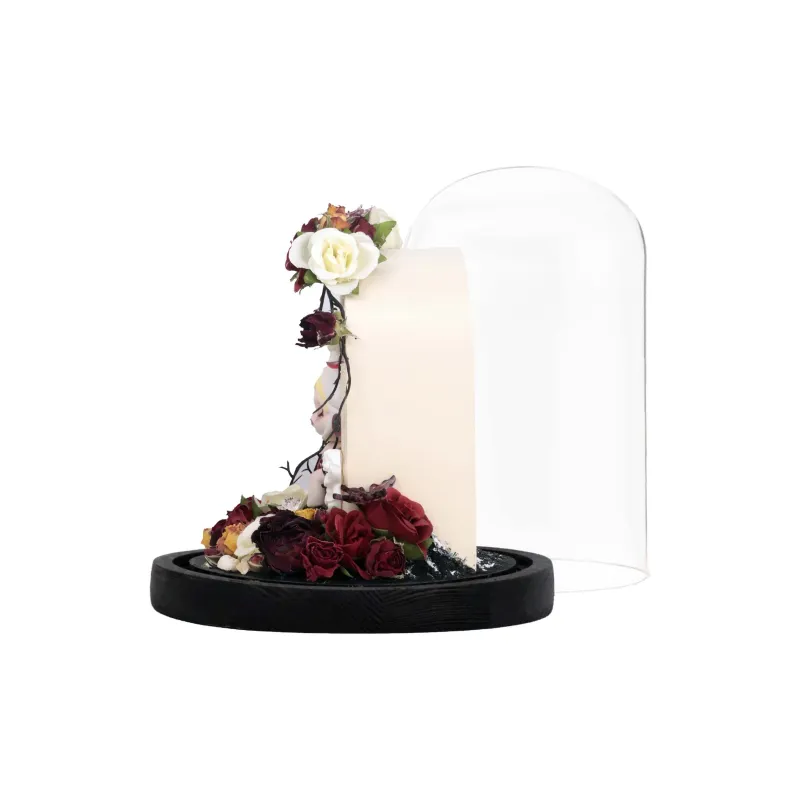 [Modified Doll] POP MART SKULLPANDA Photo Collection Midnight Rose Hang Tag Box 25cm-1