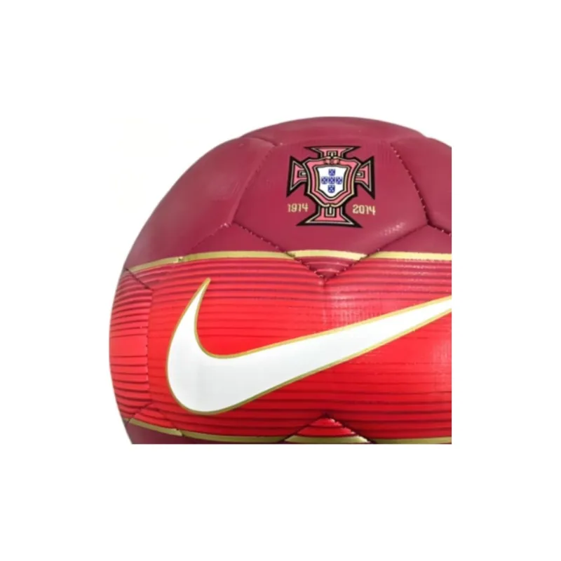 Nike Size 5 Soccer PVC Machine Stitched Soccer Ball Unisex Red-1