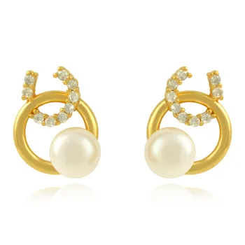 Taste The Color Pearl Stud Earrings Women's