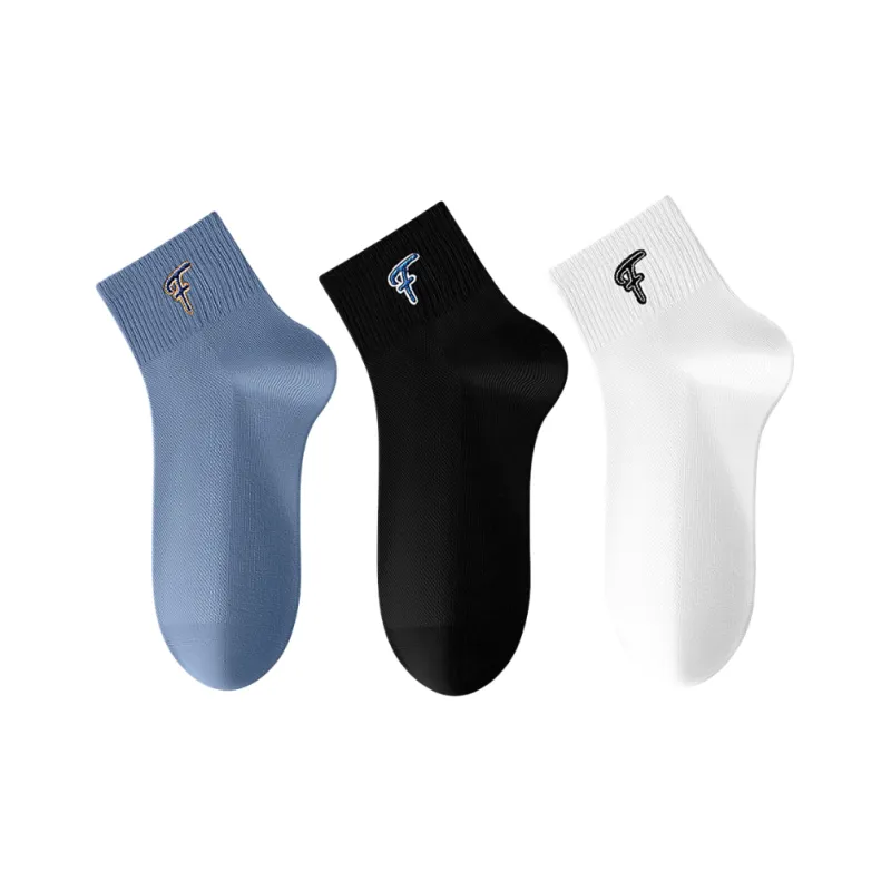 Lan Miao Ankle Socks Men's 3 Pack-7