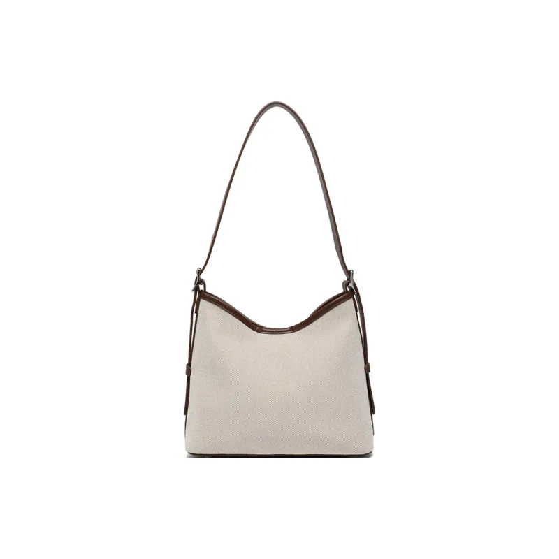 BOBDOG Canvas Crossbody Women's Bag Vintage Fashion Classic Cartoon Shoulder Bag Women's Gray & Brown-1