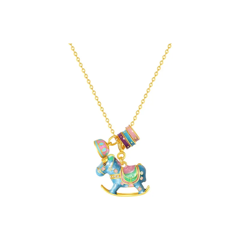 CHOW TAI SENG S925 Silver Necklaces Women's-1