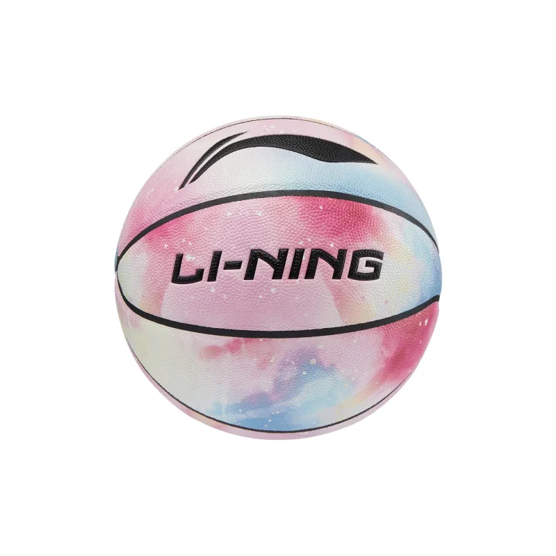 LiNing Badfive B8000 PU Basketball Pink/Black/Blue Size 7 Training Unisex-3