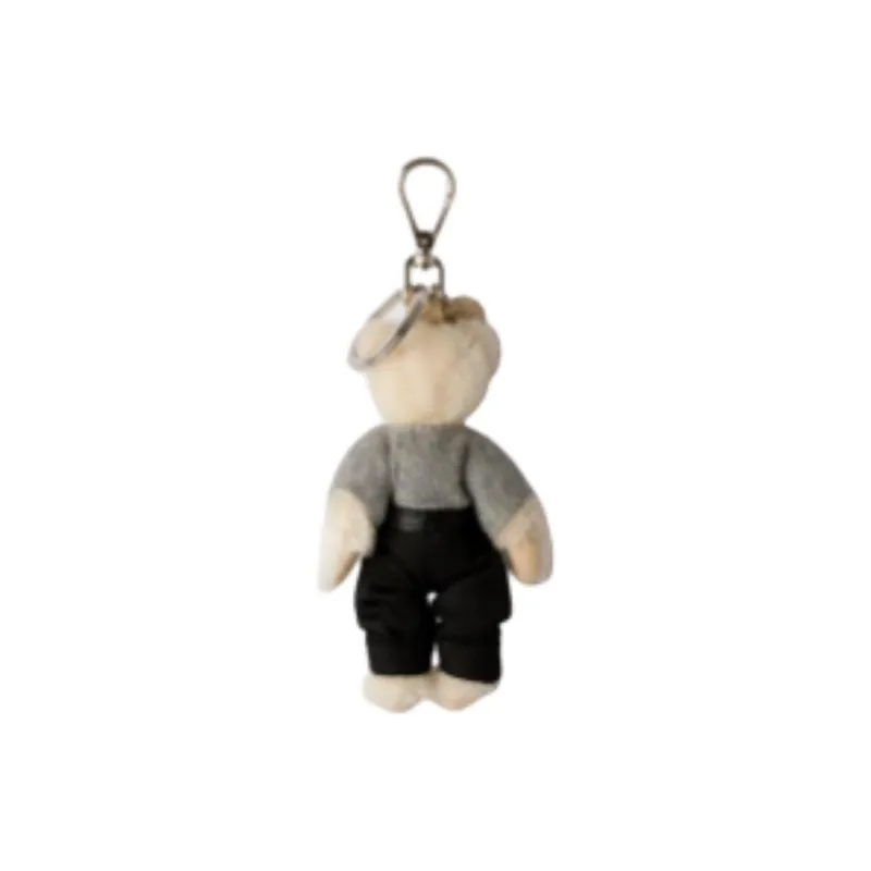 PRADA Enamel, Metal Pendants Men's White-1