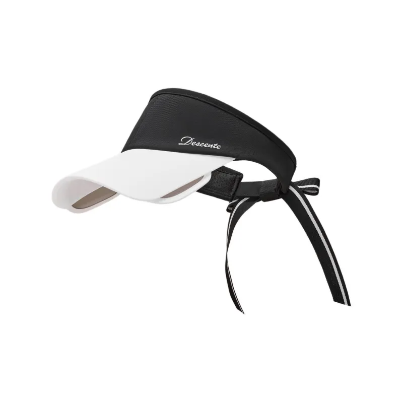 DESCENTE Sun Protection Hats Women's Black/Pink/Blue/White-0
