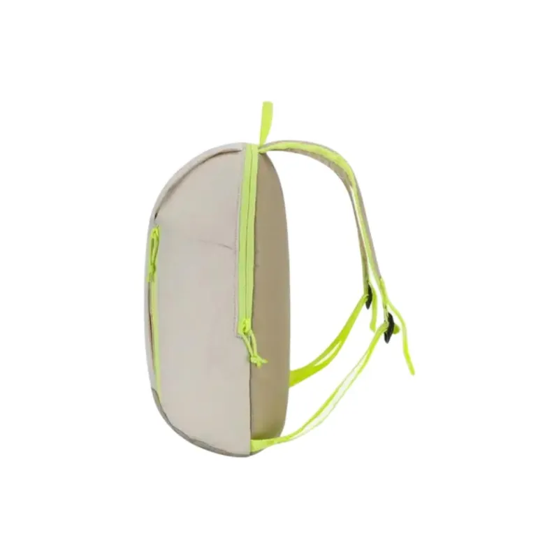 DECATHLON Polyester Backpack Regular Unisex Light Beige Yellow-1