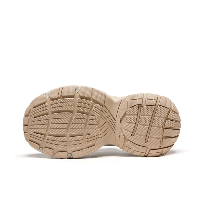 CAMEL Silver Python Anti Slip And Wear Resistant Coverage Low Top Chunky Sneakers Unisex-9