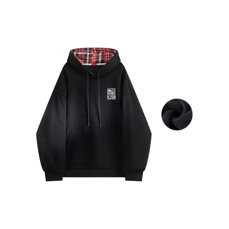 MIIOW Trend Party Series Sweatshirt Unisex Black-8