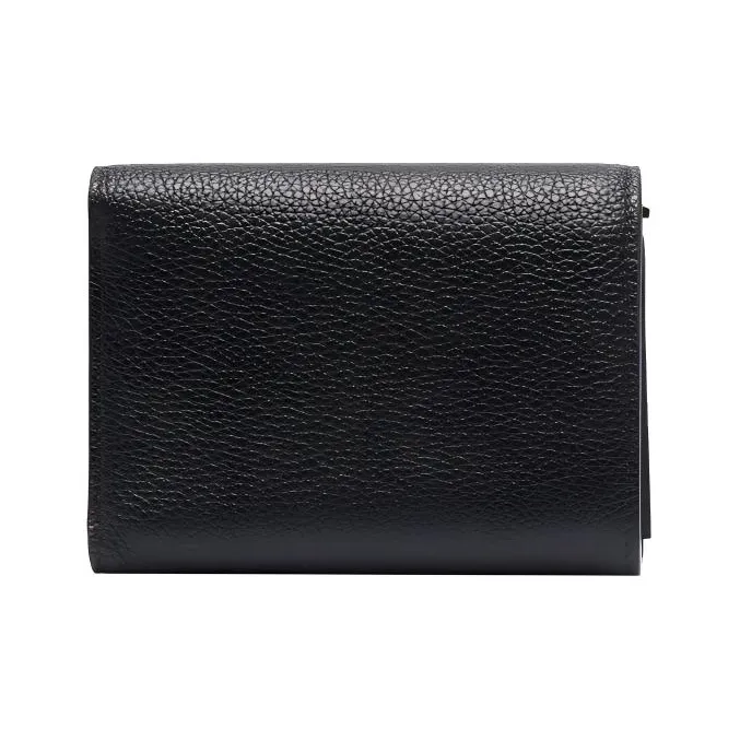 TF Cow Leather Wallet Women's Black-1